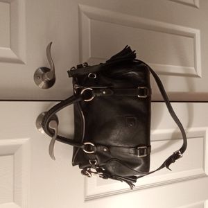 Dooney and Bourke Black Pebble leather satchel